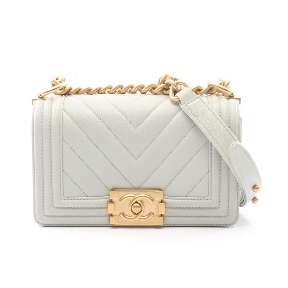 Chanel Boy Chanel Grained Calf Shoulder Bag